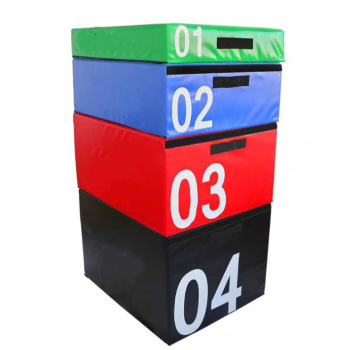 Box Jump Plyo - Gym Used PU Leather Jump Box