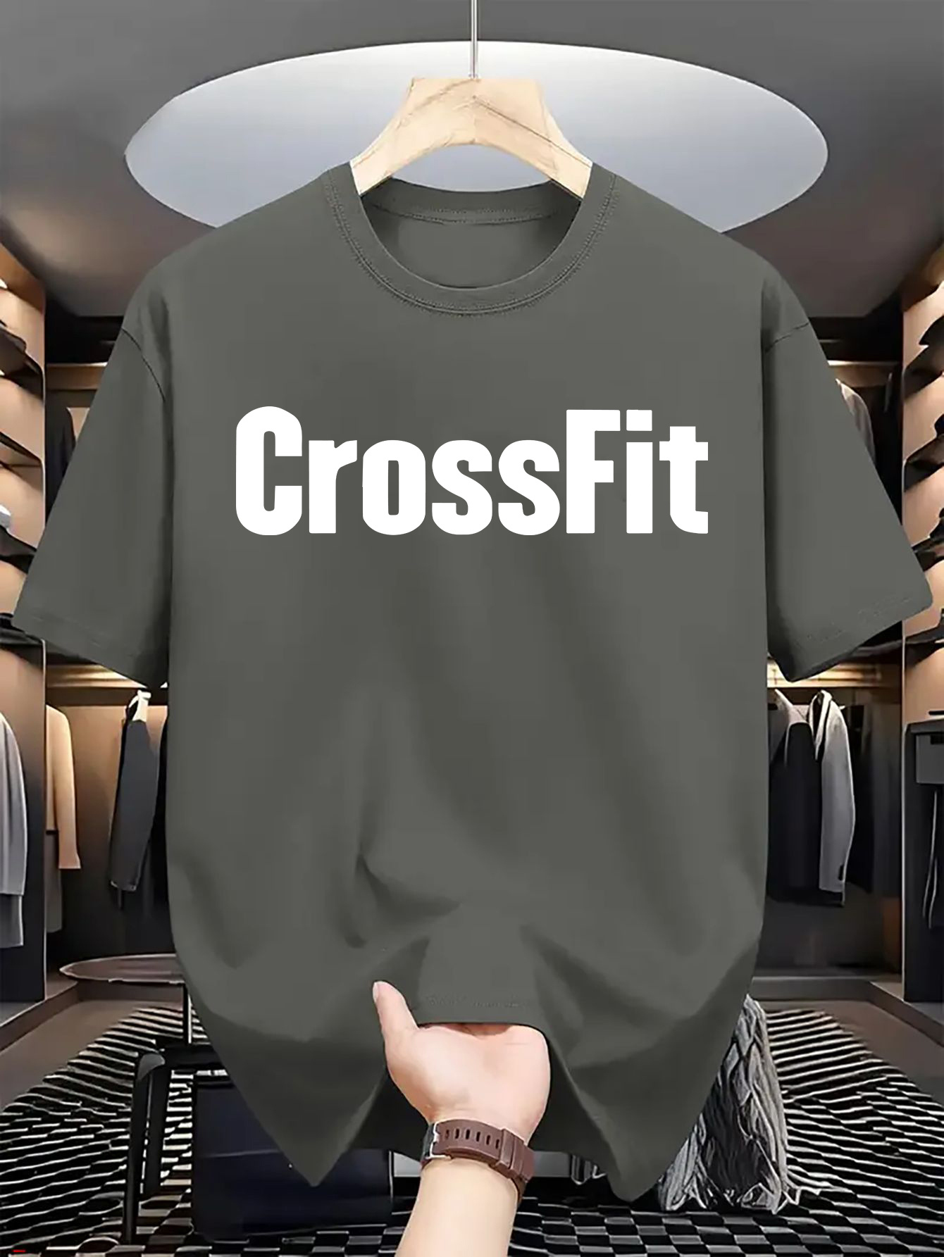 Crossfit Mayhem - Men's Summer 100% Cotton Casual Loose