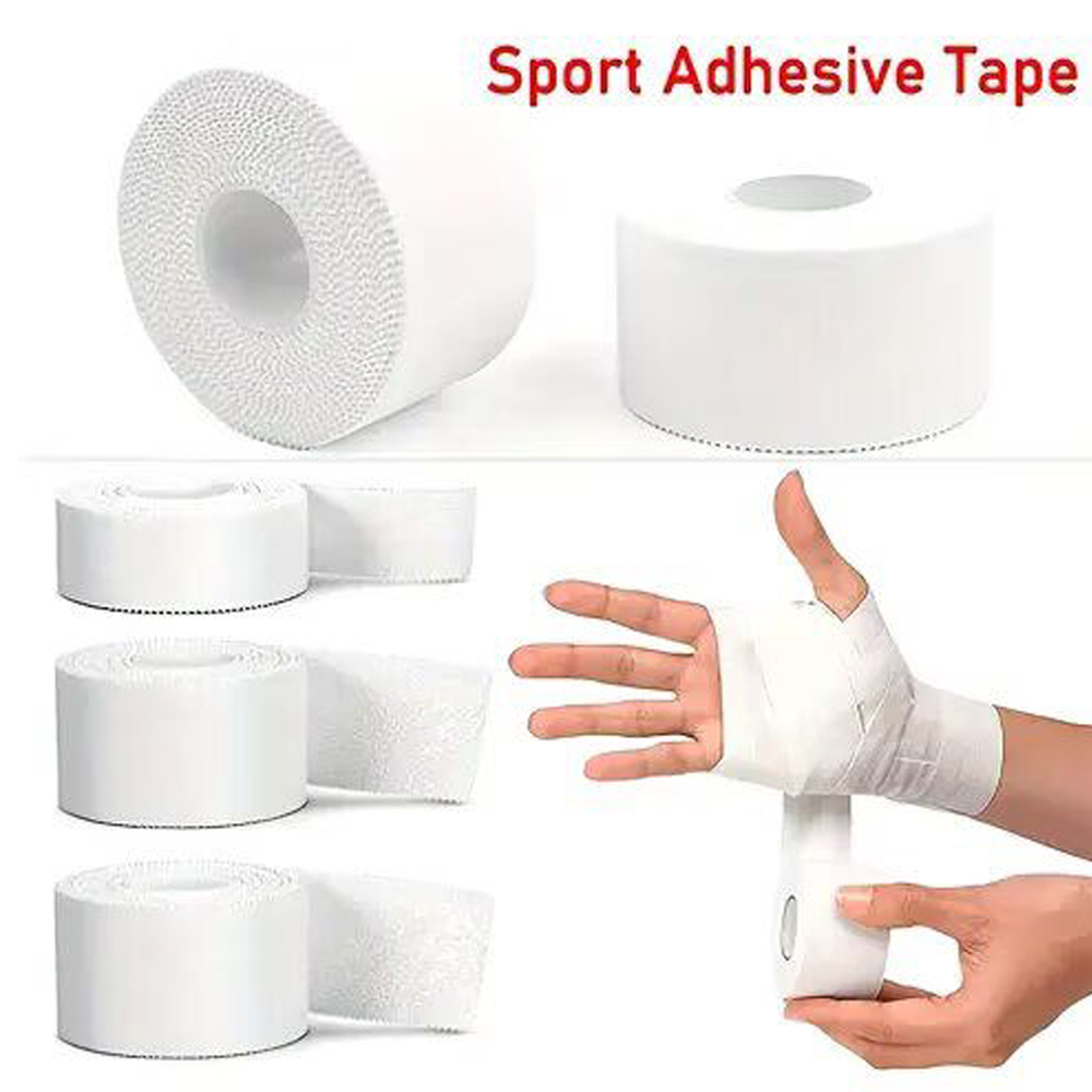 Finger Tape Athletic - 3Rolls White Sports Athletic Bnadage Gauze