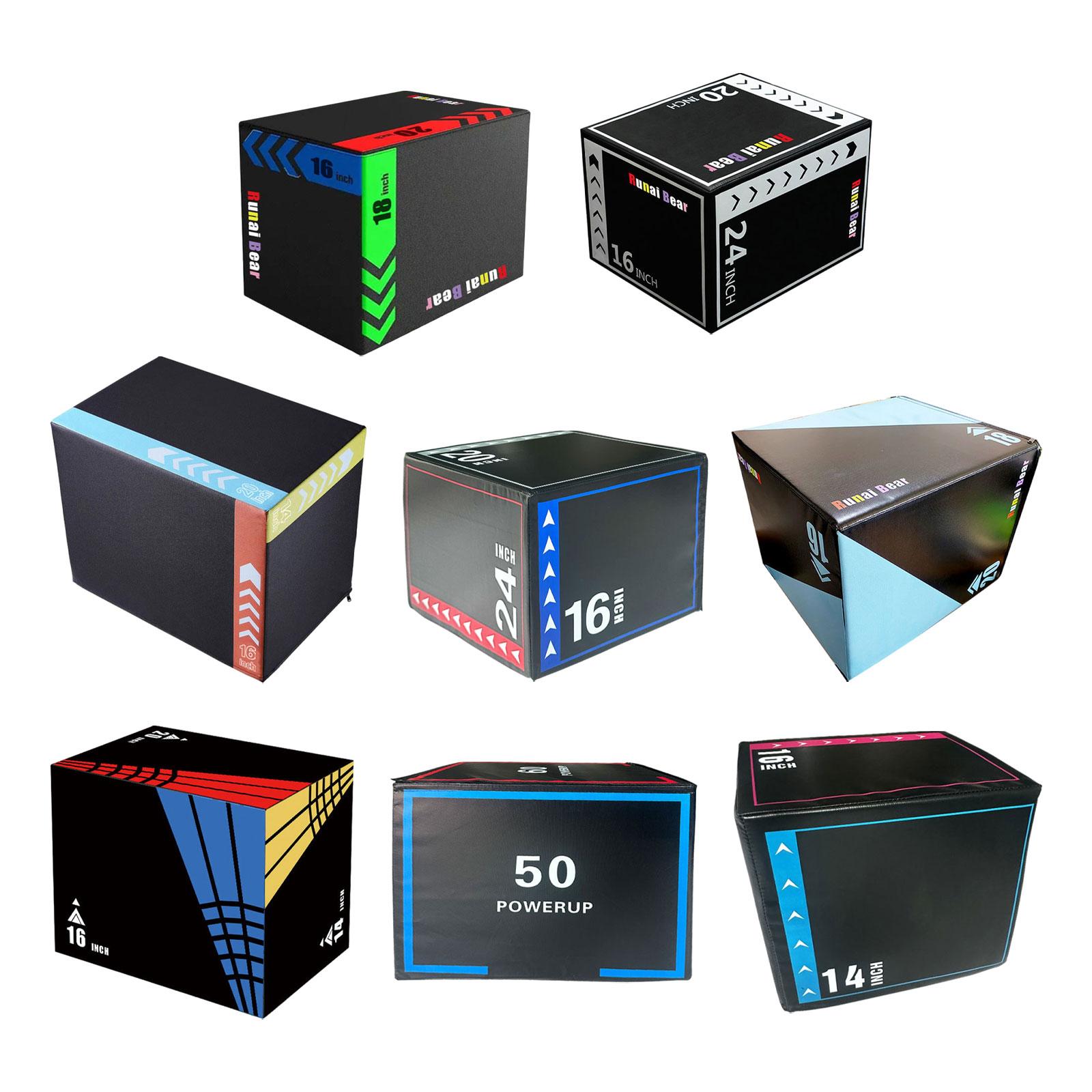 Box Jump Plyo - Plyo Jumping Exercise Box Portable Step
