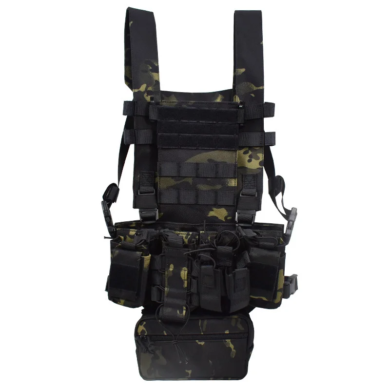 Crossfit Vest - Multicam Black Tactical Camouflage Hunting Combat