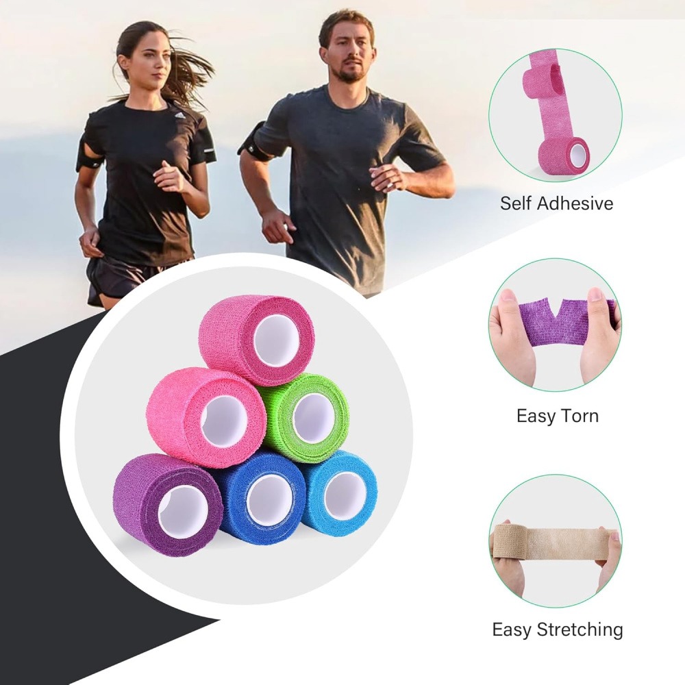 2 Pcs Self Adhesive Cohesive B - огляд і ціна Finger Tape Athletic