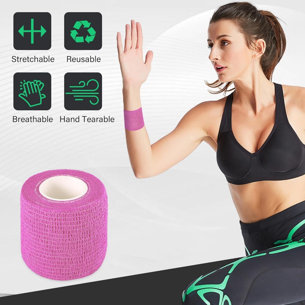 2 Pcs Self Adhesive Cohesive B - огляд і ціна Finger Tape Athletic