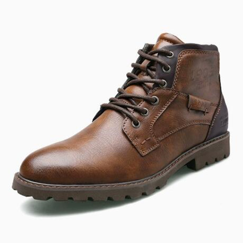 Leather Men Ankle Boots Plus S - огляд і ціна Crossfit Outdoor