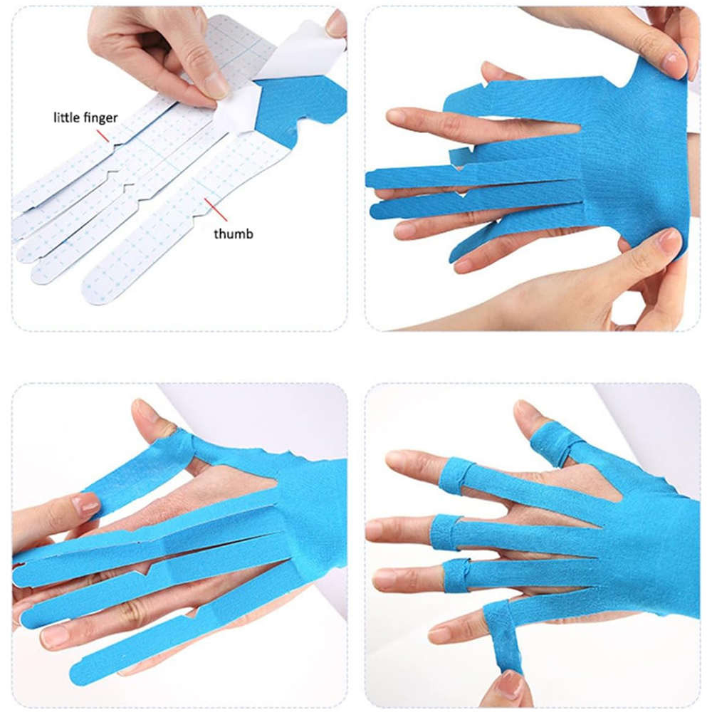5PC Precut Kinesiology Tape fo - огляд і ціна Finger Tape Athletic