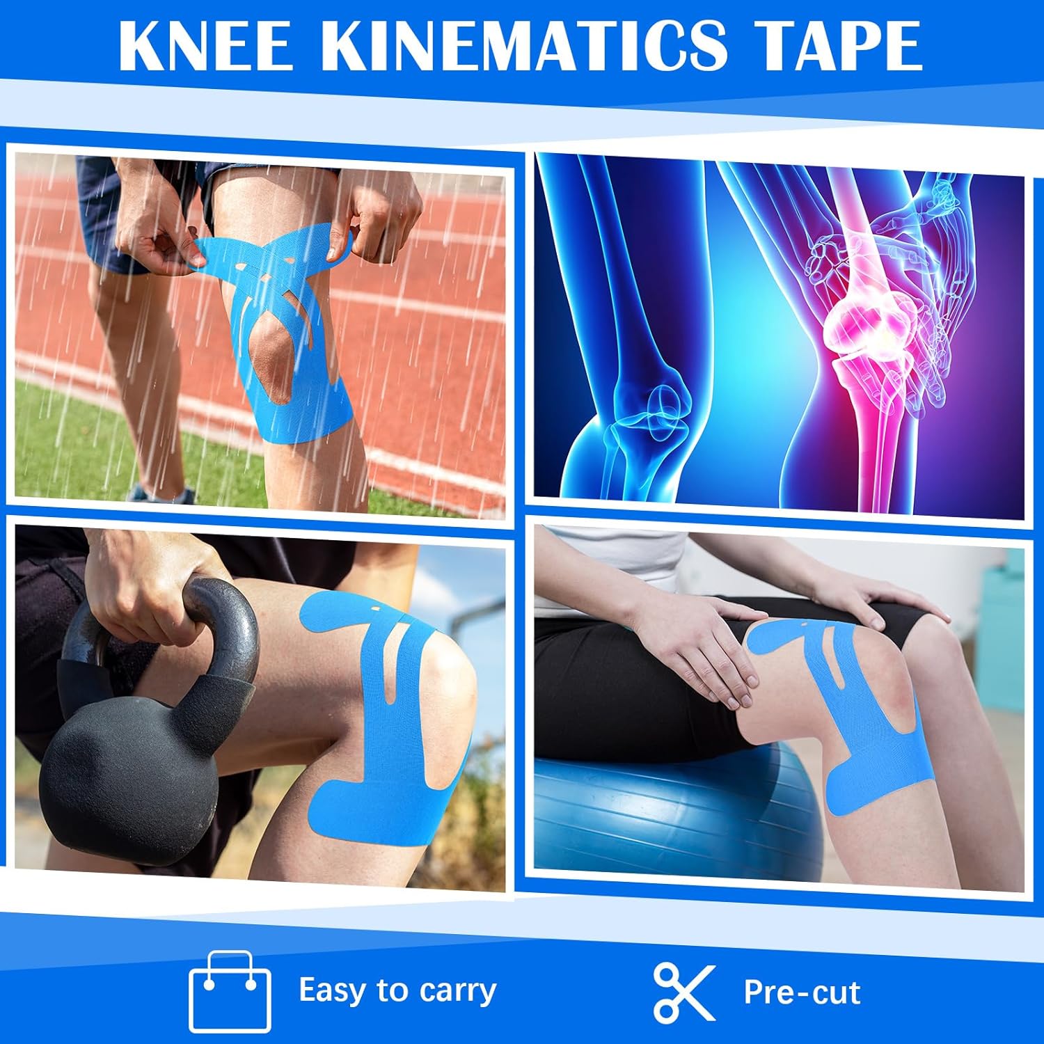 10PCS Precut Kinesiology Tape  - огляд і ціна Finger Tape Athletic