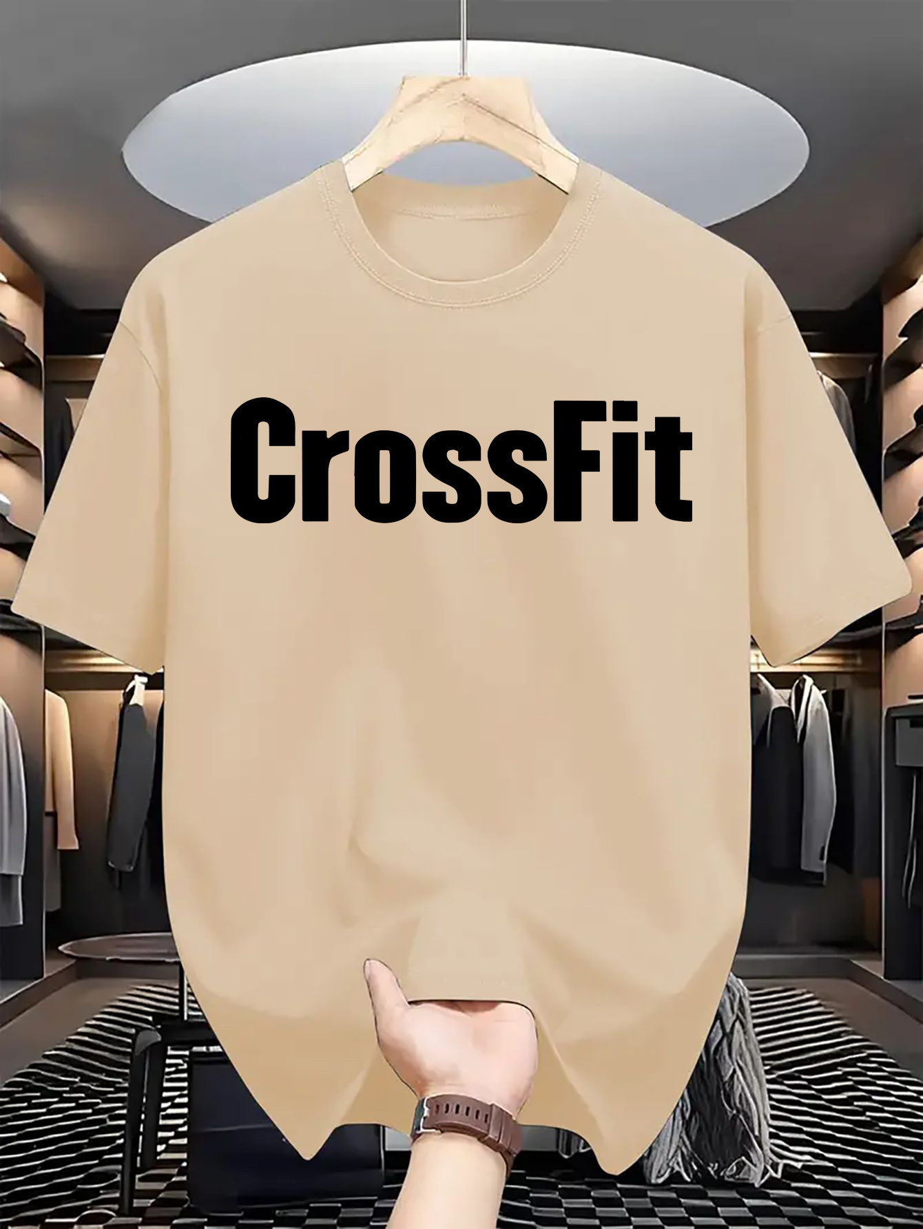 Men's Summer 100% Cotton Casua - огляд і ціна Crossfit Mayhem