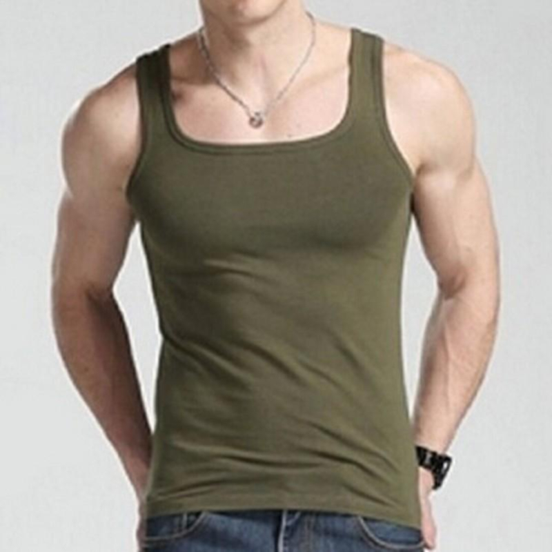 Men Sports Vest Sleeveless Squ - огляд і ціна Crossfit Vest