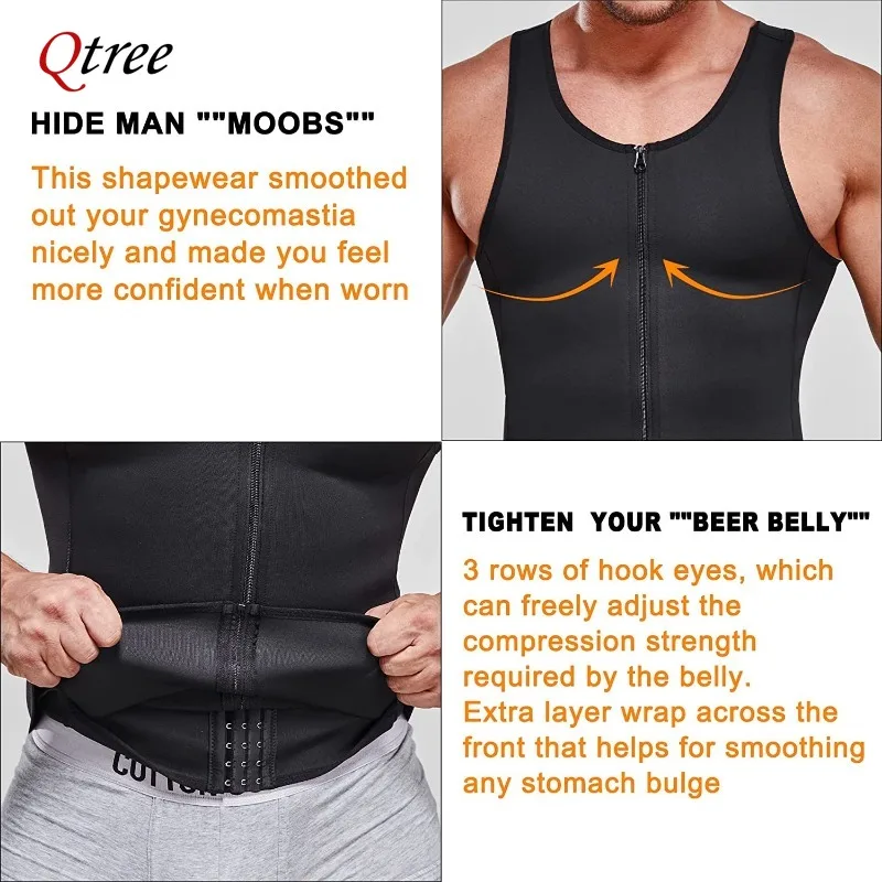 Qtree Men's Slimming Sauna Tan - огляд і ціна Crossfit Weight Vest