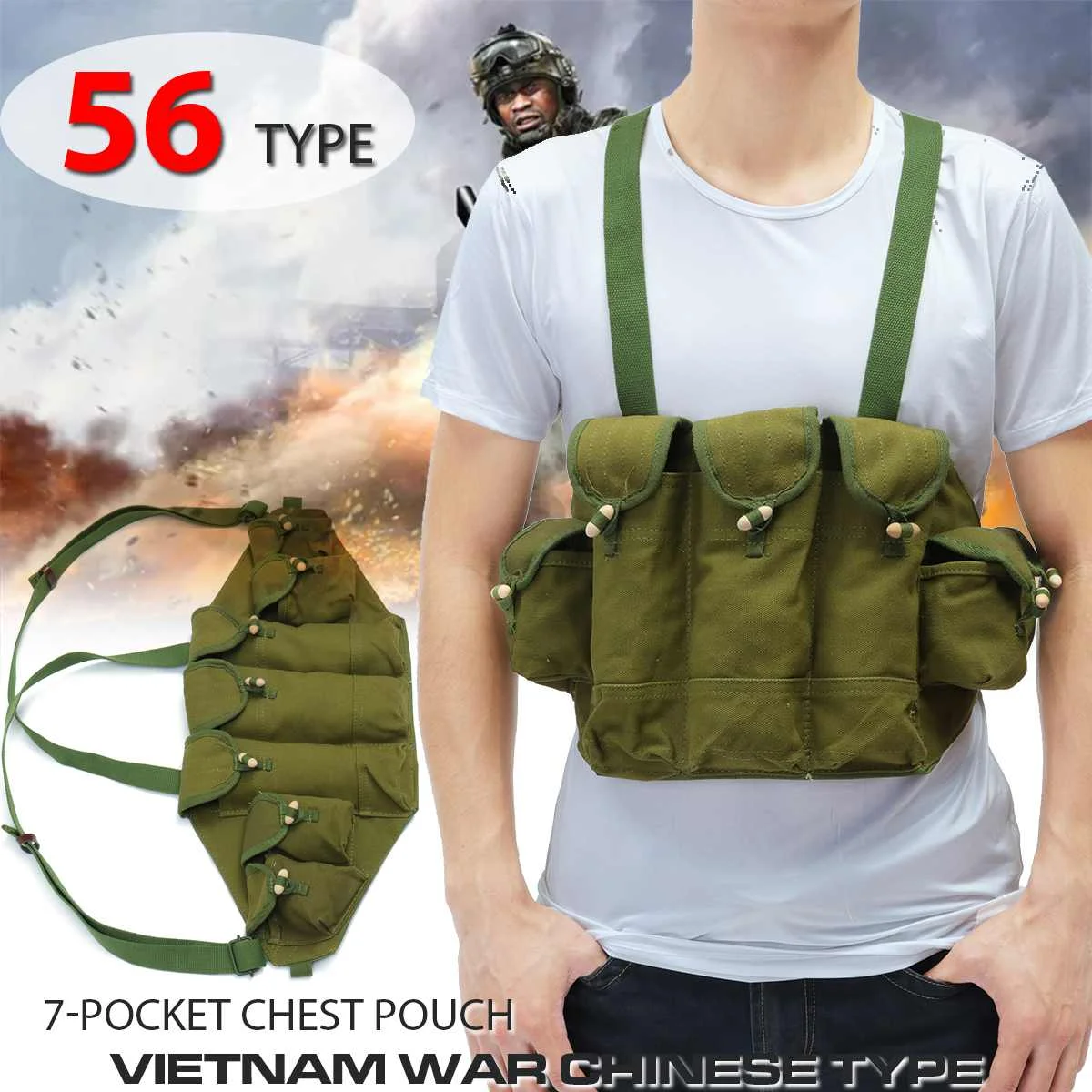 56 Type Adjustable Hunting Ves - огляд і ціна Crossfit Vest