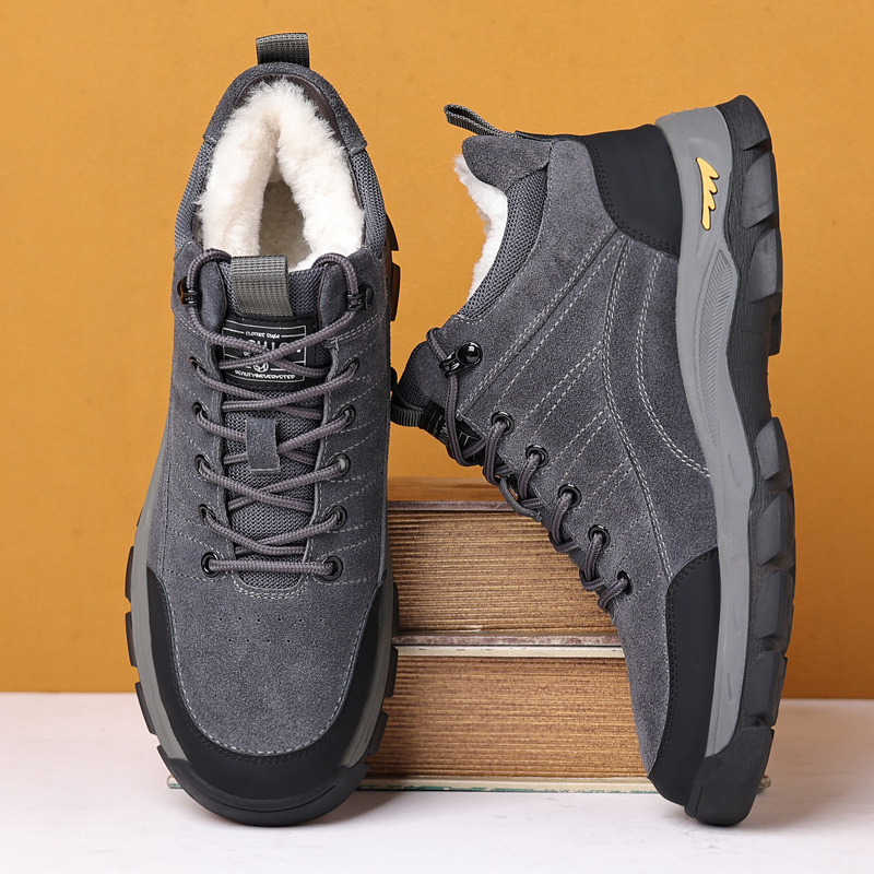 Men Winter Leather Shoes Warm  - огляд і ціна Crossfit Outdoor