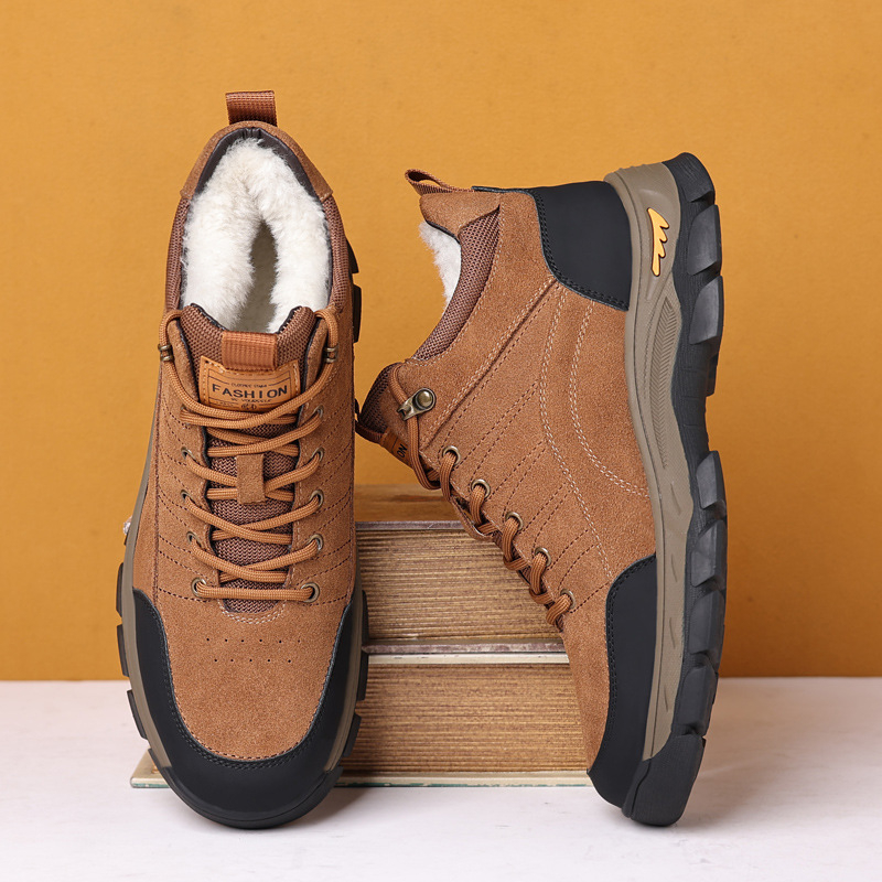 Men Winter Leather Shoes Warm  - огляд і ціна Crossfit Outdoor