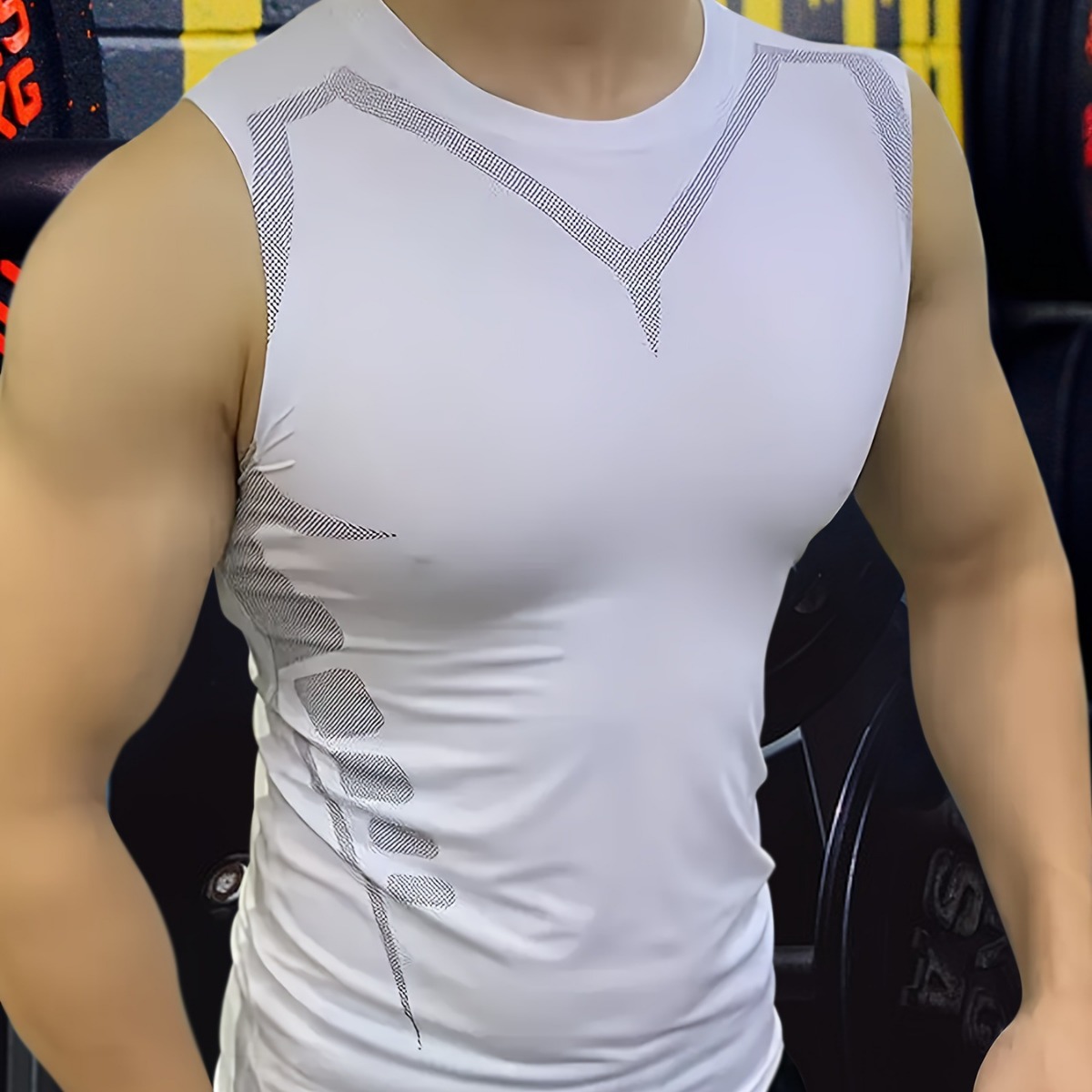 Mans Compression Tank Top Men  - огляд і ціна Crossfit Vest