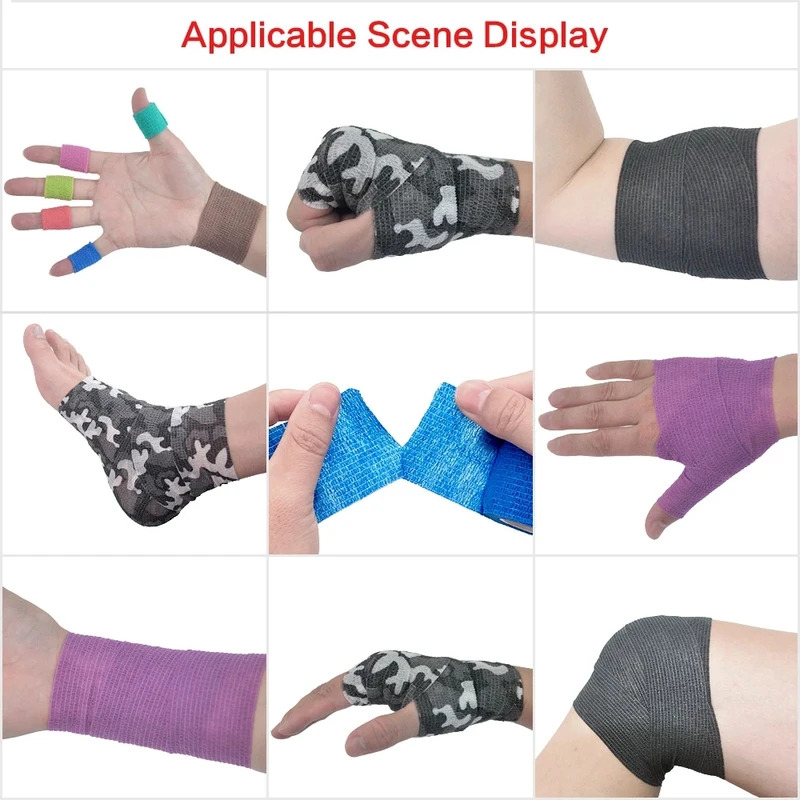 6/12pcs Colorful Sport Self Ad - огляд і ціна Finger Tape Athletic