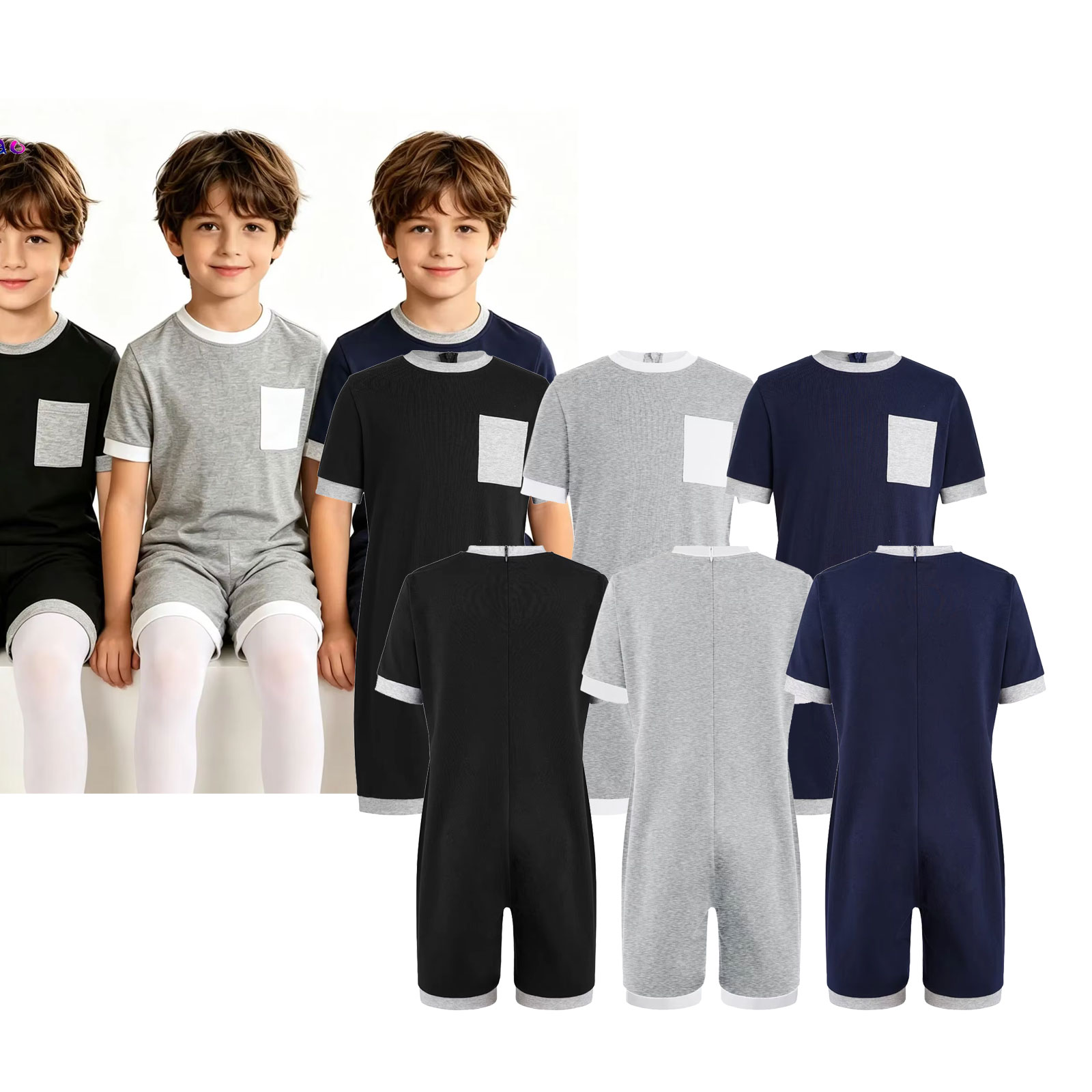 3Pcs Unisex Kids Special Needs - огляд і ціна Knee Sleeve Pair