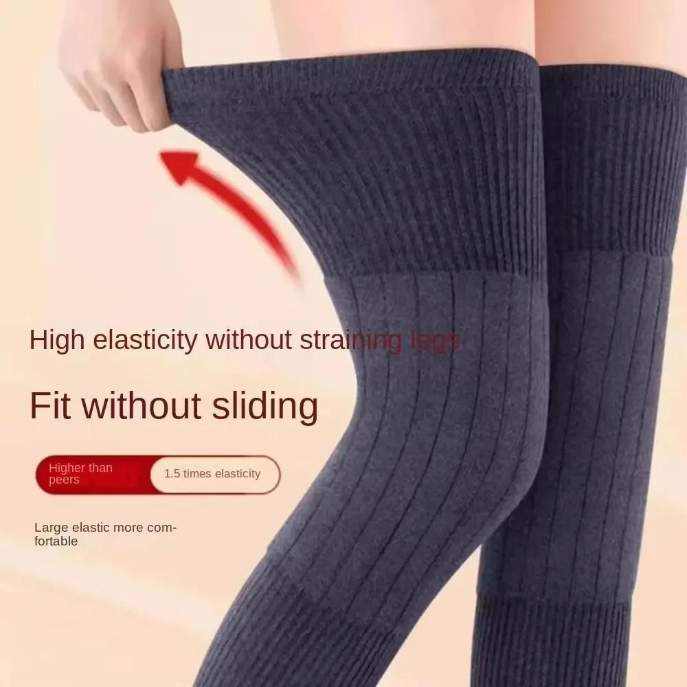 1 Pair Thick Warm Wool Kneepad - огляд і ціна Knee Sleeve Pair
